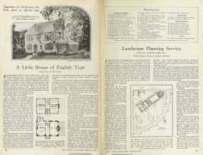 Better Homes & Gardens January 1925 Magazine Article: A Little House of English Type
