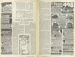 Better Homes & Gardens January 1925 Magazine Article: Fitting In the Chickens
