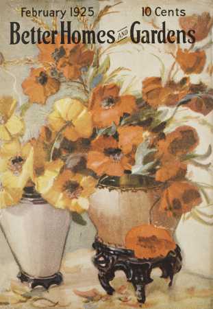 Better Homes & Gardens February 1925 Magazine Cover