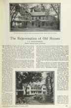 Better Homes & Gardens February 1925 Magazine Article: The Rejuvenation of Old Houses