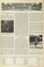 Better Homes & Gardens February 1925 Magazine Article: New Peach Trees From Old