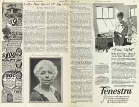 Better Homes & Gardens February 1925 Magazine Article: Folks Not Afraid Of An Idea
