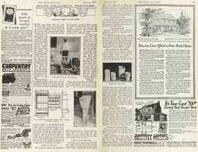 Better Homes & Gardens February 1925 Magazine Article: DAD'S PRACTICAL POINTERS