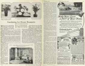 Better Homes & Gardens February 1925 Magazine Article: Gardening for House Bouquets