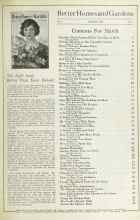 Better Homes & Gardens March 1925 Magazine Article: The April Issue Better Than Ever Before!