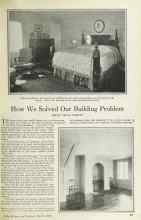 Better Homes & Gardens March 1925 Magazine Article: How We Solved Our Building Problem