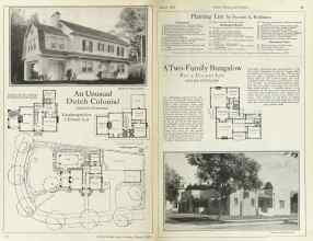 Better Homes & Gardens March 1925 Magazine Article: An Unusual Dutch Colonial