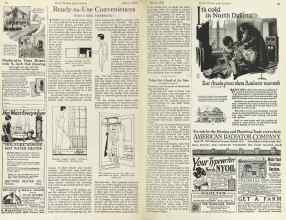 Better Homes & Gardens March 1925 Magazine Article: Ready-to-Use Conveniences