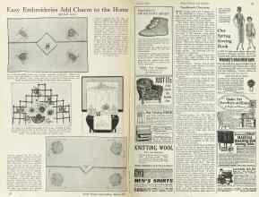 Better Homes & Gardens March 1925 Magazine Article: Easy Embroideries Add Charm to the Home