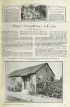 Better Homes & Gardens April 1925 Magazine Article: Despite Everything--A Home