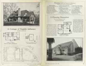 Better Homes & Gardens April 1925 Magazine Article: A Cottage of English Influence
