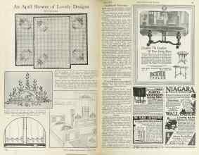 Better Homes & Gardens April 1925 Magazine Article: An April Shower of Lovely Designs