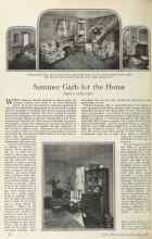 Better Homes & Gardens May 1925 Magazine Article: Summer Garb for the Home