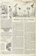 Better Homes & Gardens May 1925 Magazine Article: Markers for Your Garden