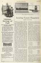 Better Homes & Gardens May 1925 Magazine Article: Insuring Future Happiness