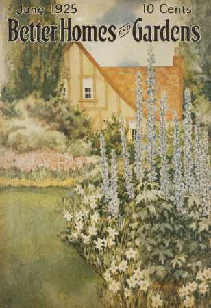 Better Homes & Gardens June 1925 Magazine Cover