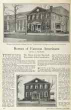 Better Homes & Gardens June 1925 Magazine Article: Homes of Famous Americans
