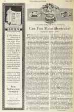 Better Homes & Gardens June 1925 Magazine Article: Can You Make Shortcake?