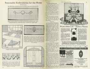 Better Homes & Gardens June 1925 Magazine Article: Seasonable Embroideries for the Home