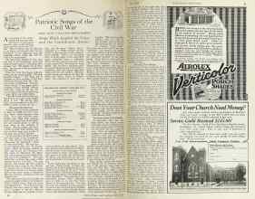 Better Homes & Gardens July 1925 Magazine Article: Patriotic Songs of the Civil War