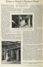 Better Homes & Gardens August 1925 Magazine Article: Things to Watch in Buying a Home