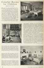 Better Homes & Gardens August 1925 Magazine Article: Colorful Rooms for Children