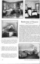 Better Homes & Gardens September 1925 Magazine Article: Bedrooms of Repose