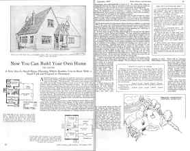 Better Homes & Gardens September 1925 Magazine Article: Now You Can Build Your Own Home