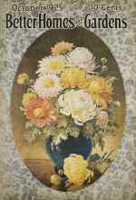 Better Homes & Gardens October 1925 Magazine Cover