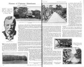 Better Homes & Gardens October 1925 Magazine Article: Homes of Famous Americans
