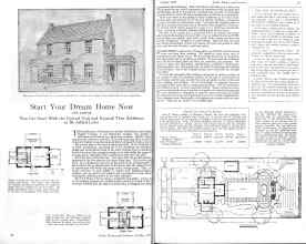 Better Homes & Gardens October 1925 Magazine Article: Start Your Dream Home Now