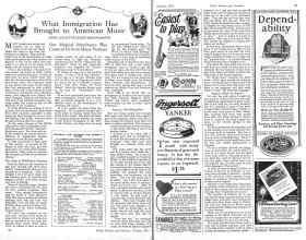 Better Homes & Gardens October 1925 Magazine Article: What Immigration Has Brought to American Music