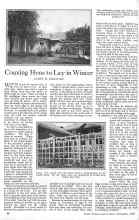 Better Homes & Gardens November 1925 Magazine Article: Coaxing Hens to Lay in Winter