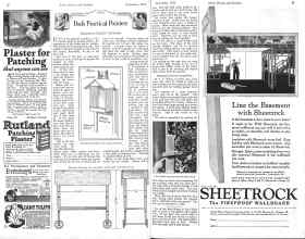 Better Homes & Gardens November 1925 Magazine Article: Dad's Practical Pointers