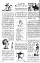 Better Homes & Gardens December 1925 Magazine Article: Under the Library Lamp