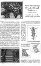 Better Homes & Gardens January 1926 Magazine Article: Some Mechanical Details of Small Rockwork