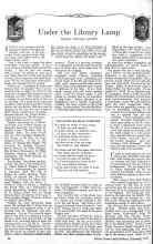 Better Homes & Gardens February 1926 Magazine Article: Under the Library Lamp