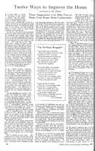 Better Homes & Gardens February 1926 Magazine Article: Twelve Ways to Improve the Home