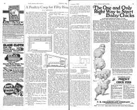 Better Homes & Gardens February 1926 Magazine Article: A Poultry Coop for Fifty Hens