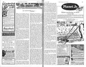 Better Homes & Gardens February 1926 Magazine Article: Along the Garden Path
