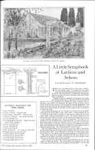 Better Homes & Gardens March 1926 Magazine Article: A Little Scrapbook of Lattices and Arbors