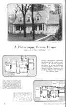 Better Homes & Gardens March 1926 Magazine Article: A Picturesque Frame House
