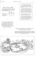 Better Homes & Gardens March 1926 Magazine Article: Landscape Design for Unit House No. 7