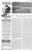 Better Homes & Gardens March 1926 Magazine Article: The Busy Woman's Garden