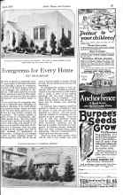 Better Homes & Gardens March 1926 Magazine Article: Evergreens for Every Home
