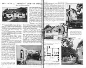 Better Homes & Gardens March 1926 Magazine Article: The House a Contractor Built for Himself