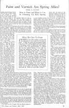 Better Homes & Gardens April 1926 Magazine Article: Paint and Varnish Are Spring Allies!