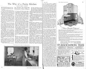 Better Homes & Gardens April 1926 Magazine Article: The Why of a Pretty Kitchen