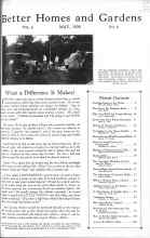 Better Homes & Gardens May 1926 Magazine Article: What a Difference It Makes!