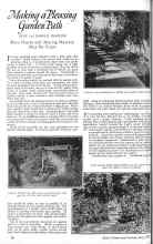 Better Homes & Gardens May 1926 Magazine Article: Making a Pleasing Garden Path